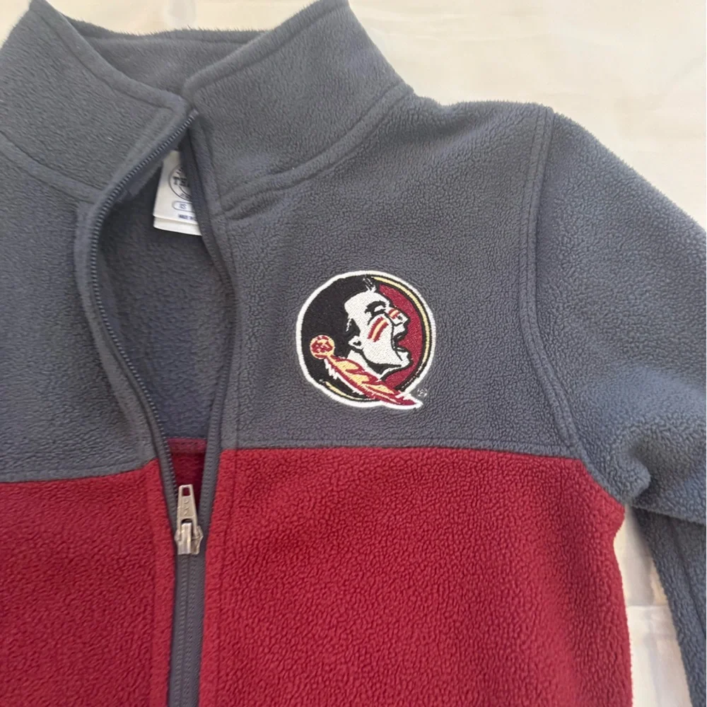 Florida State University FSU Zip-Up Jacket with Logo